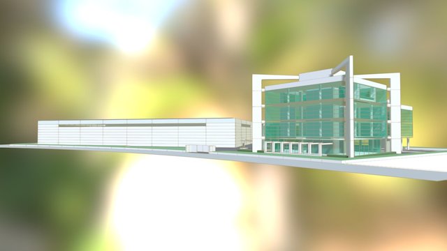 Office Factory Laboratory 3 3D Model