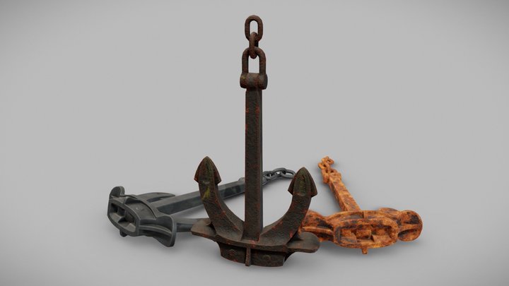 Hall anchor 3D Model