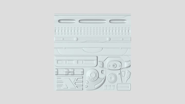 TP2 - Lucas Farias - Trim Sheet 3D Model