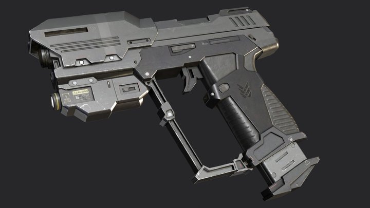 Halo Magnum 3D Model