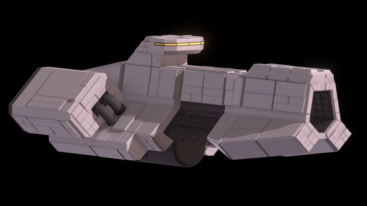 Asteroid Cutter 3D Model