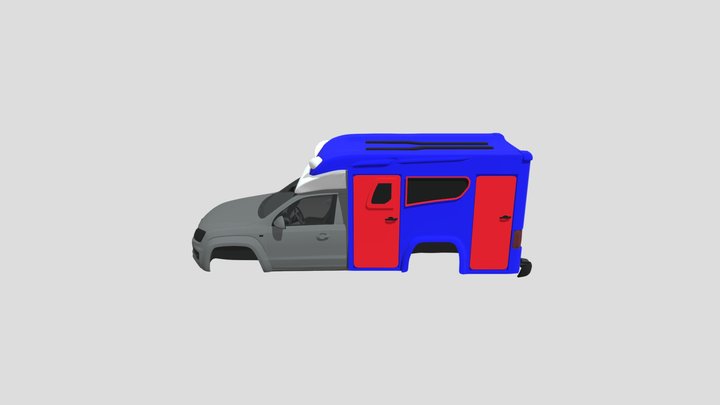 Amarok Ambulance 3D Model