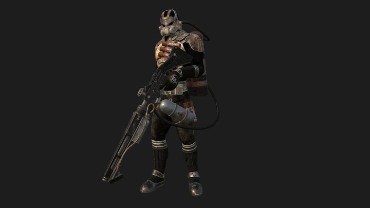 bullet_uk_mascot 3D Model