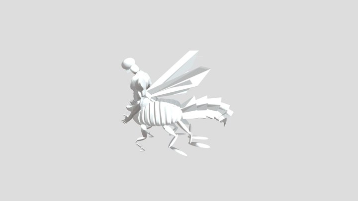 Insect Creature(With basic walk cycle) 3D Model