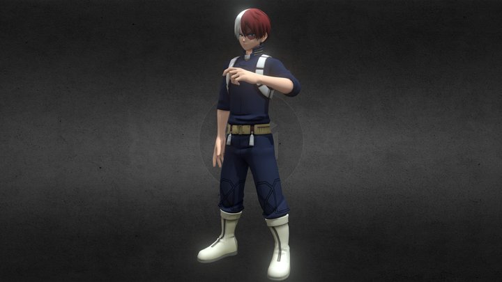 Shoto Todoroki 3D Model