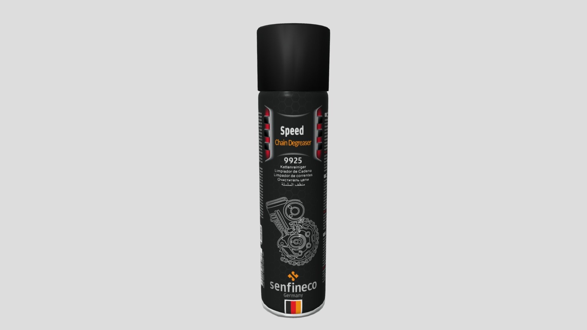 9925 Speed Chain Degreaser — Sketchfab embed 3D viewer