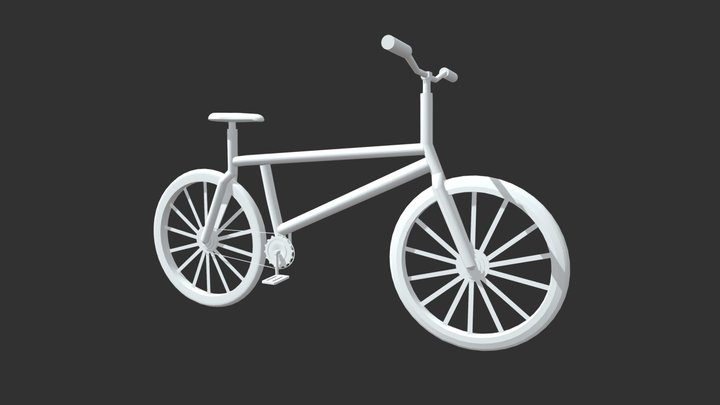 Simple Bicycle 3D Model
