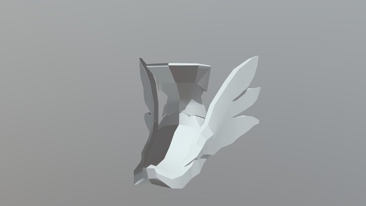 Flying Shoe 3D Model