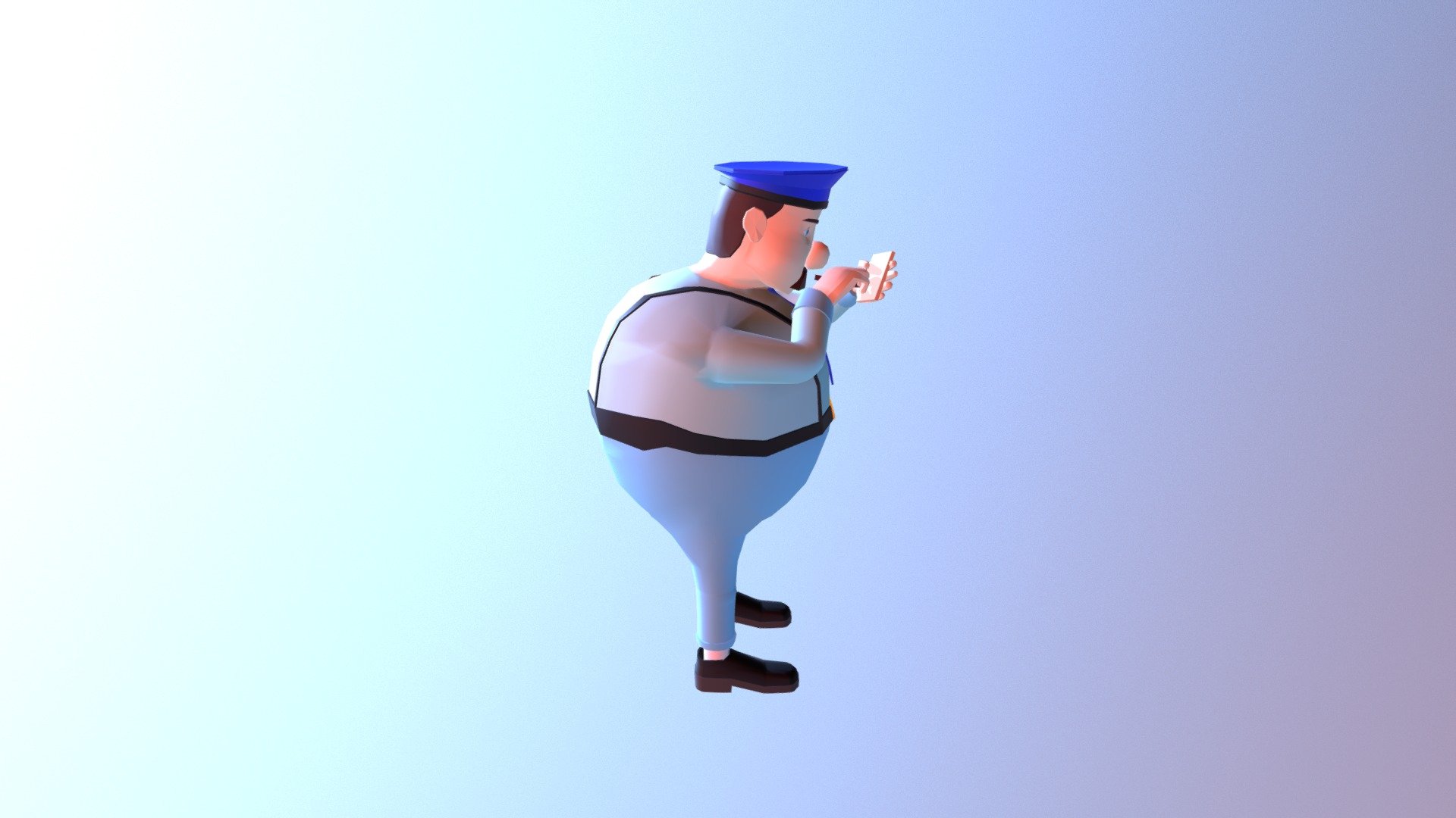 Politieman - 3D model by Jos van Zoelen (@josvanzoelen) [2d40c13 ...