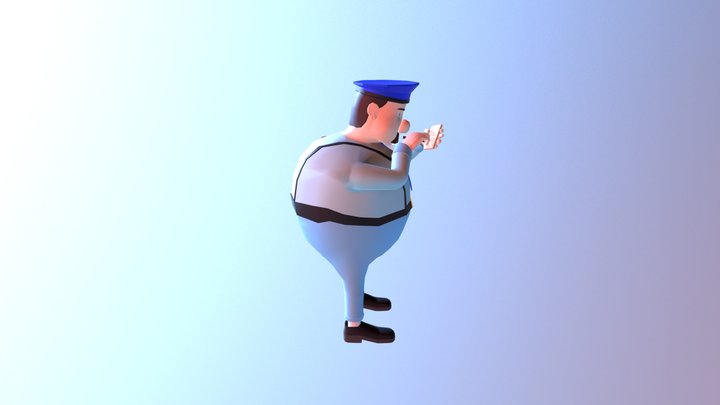 Politieman 3D Model