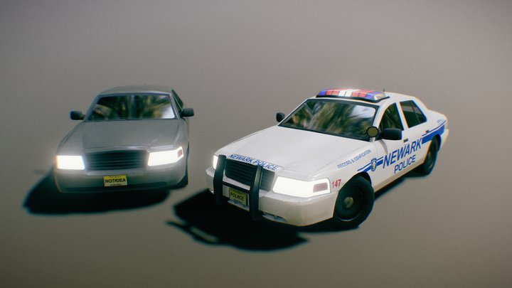 Police-interceptor 3D models - Sketchfab