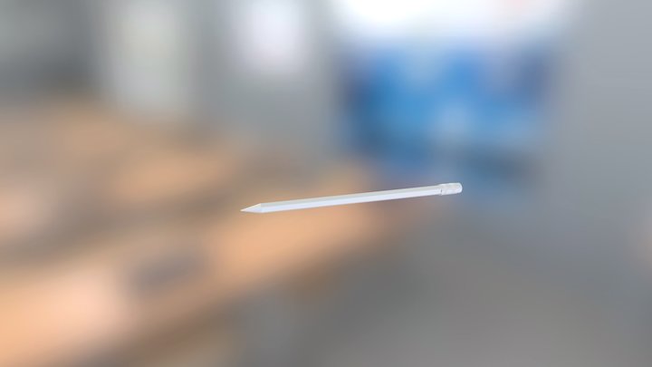 Pencil No Texture - Hollis 3D Model