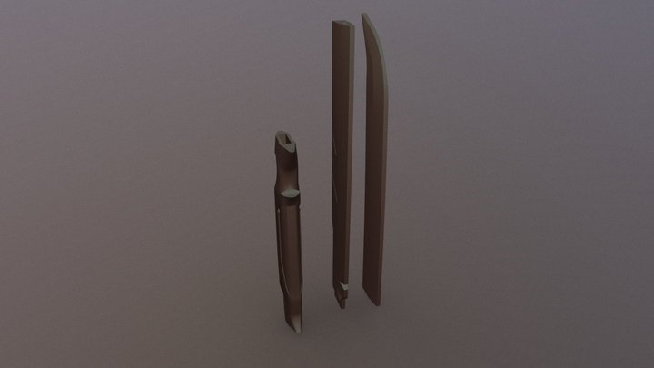 Quickfang Legendary Sword Destiny 2 3D Model