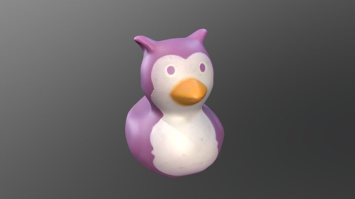 Duck #2 Owl Duck 3D Model