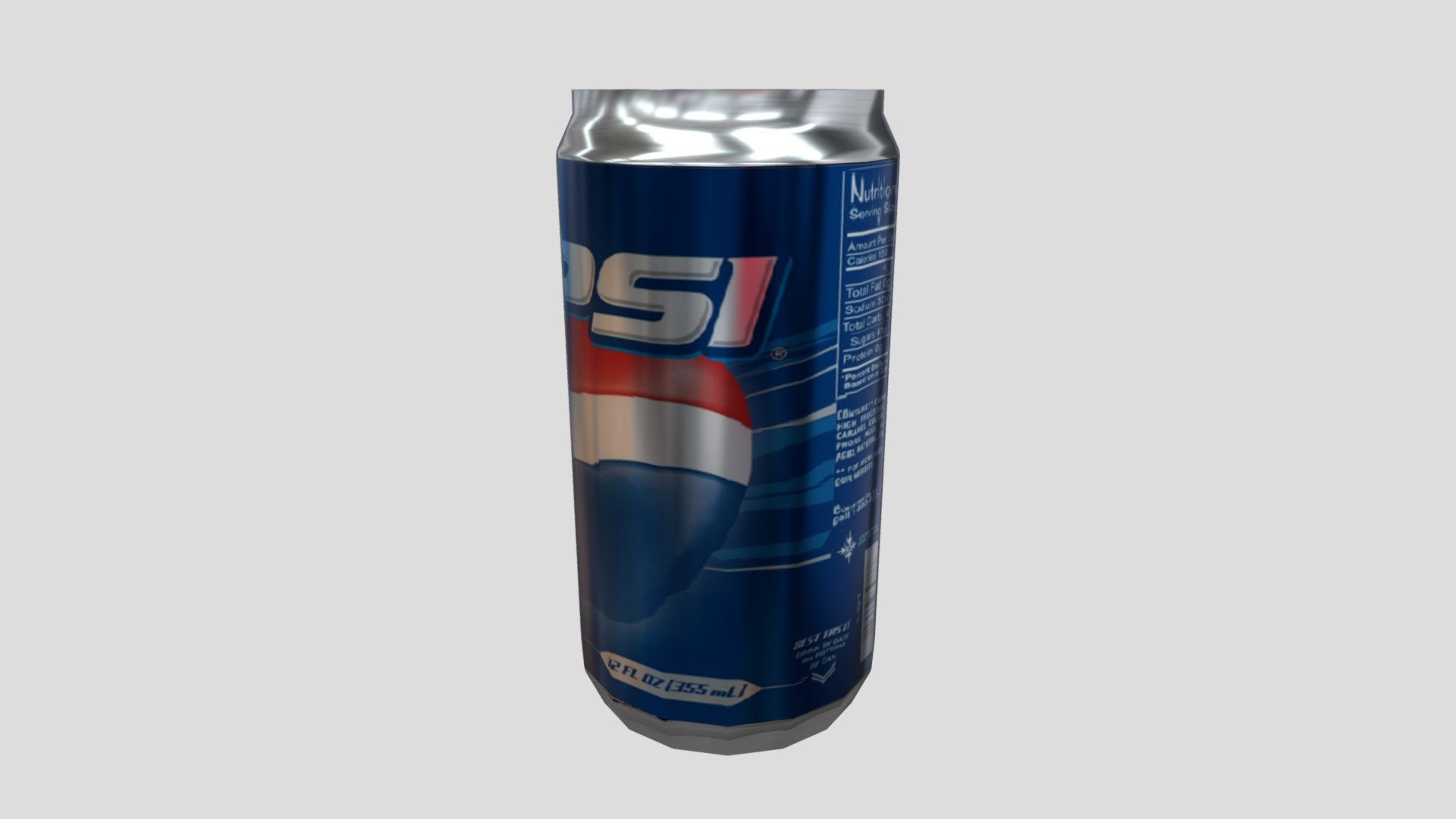 Lata Pepsi - 3D model by diegor_12 [2d4389a] - Sketchfab