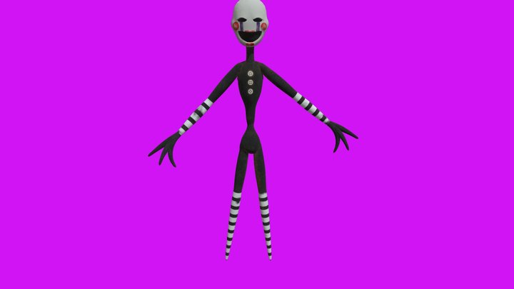 Fnaf  AR Puppet 3D Model