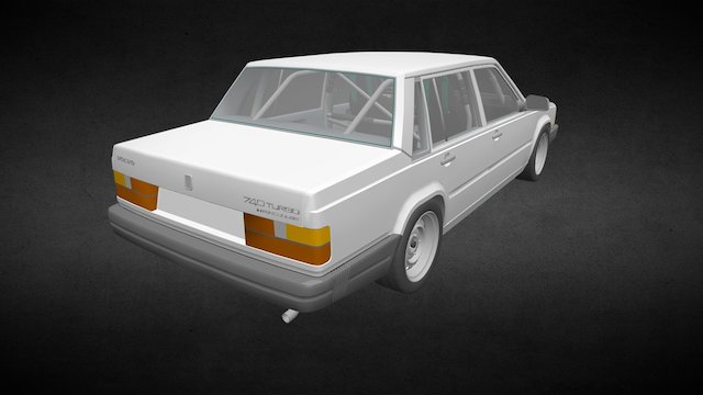 Volvo 740 3D Model