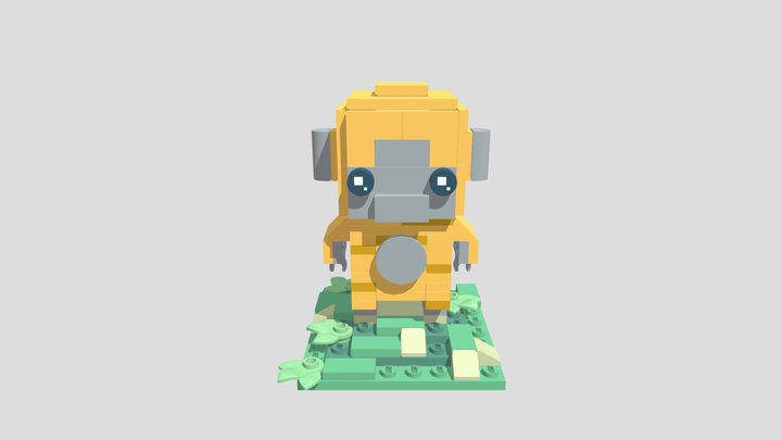 Lego Orangutan 3D Model