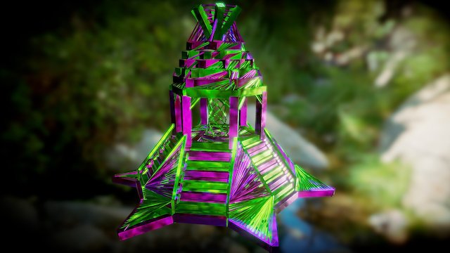 Gravity Temple 3D Model