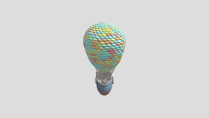 Ship - Poupelle of the Chimney Town VR/AR 3D Model