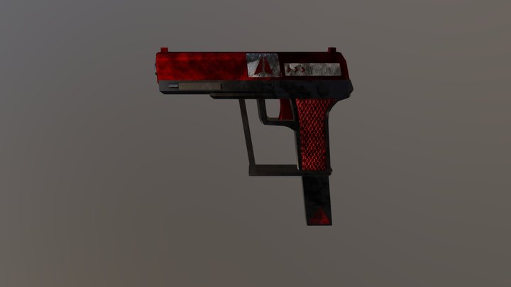 Gun Obj Obj 3D Model