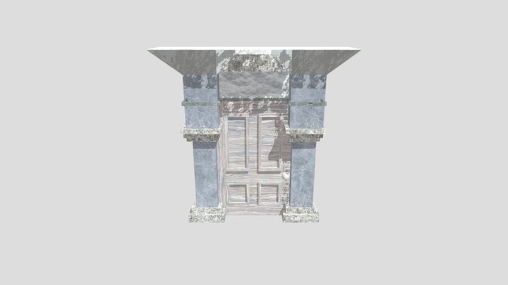 Door And Trim 3D Model