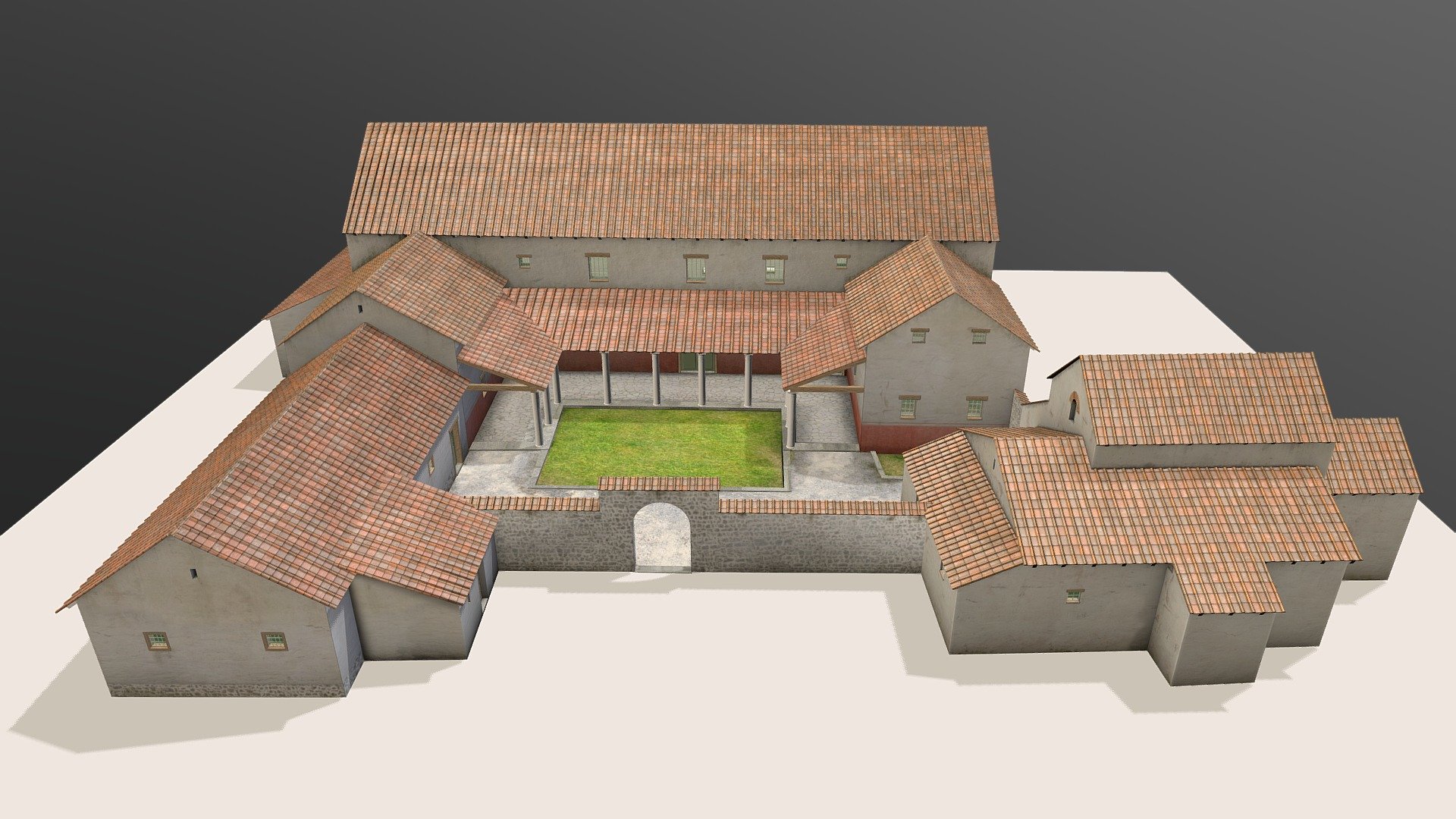 Laufen, römische Villa Müschhag - 3D model by Archäologie Baselland ...