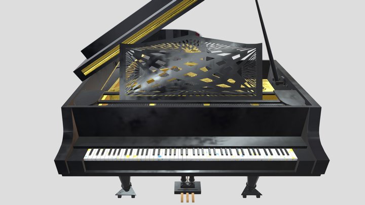 PIANO 3D Model