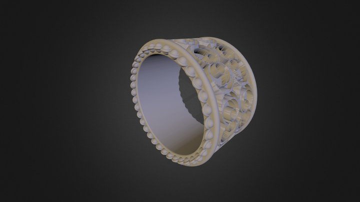 Turner Avigail - Yeman Ring  3D Model