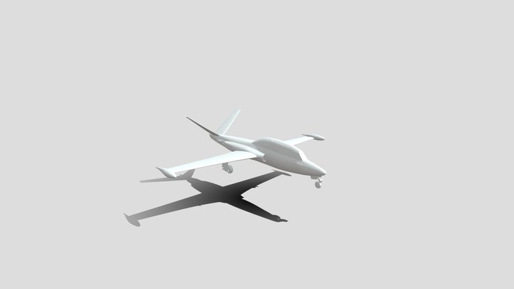 Pesawat Fouga Magister 3D Model