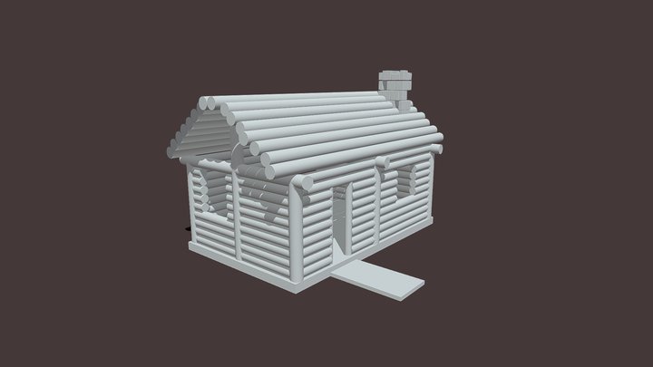 Log house 3D Model
