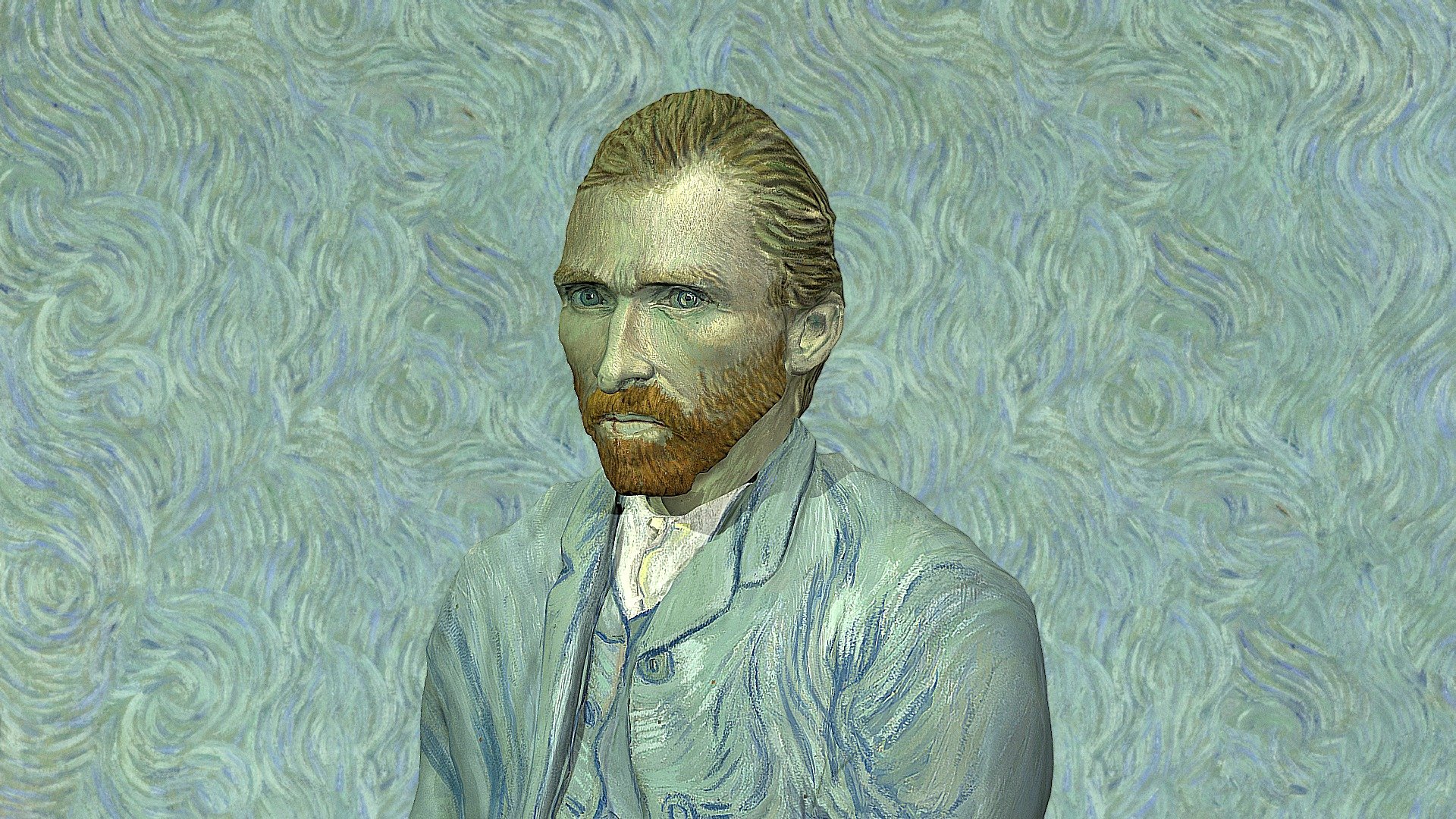 Van Gogh Self Portrait Buy Royalty Free D Model By