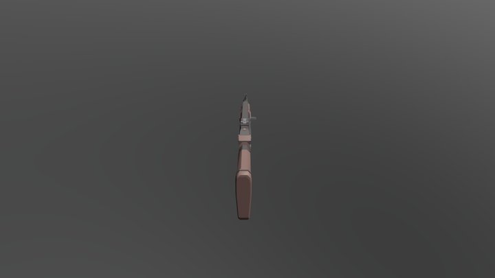 AK .308 - Assault Rifle 3D Model