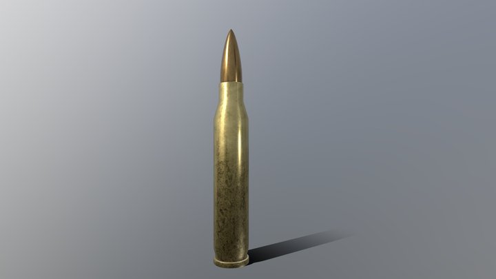 Sniper Bullet 3D Model