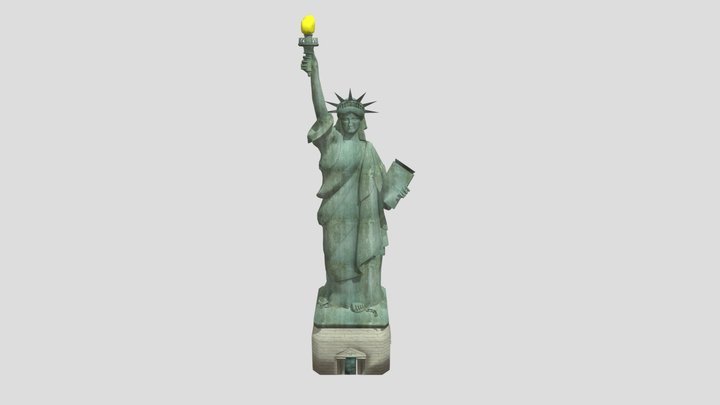 wwnnsthl4k-LibertyStatue 3D Model