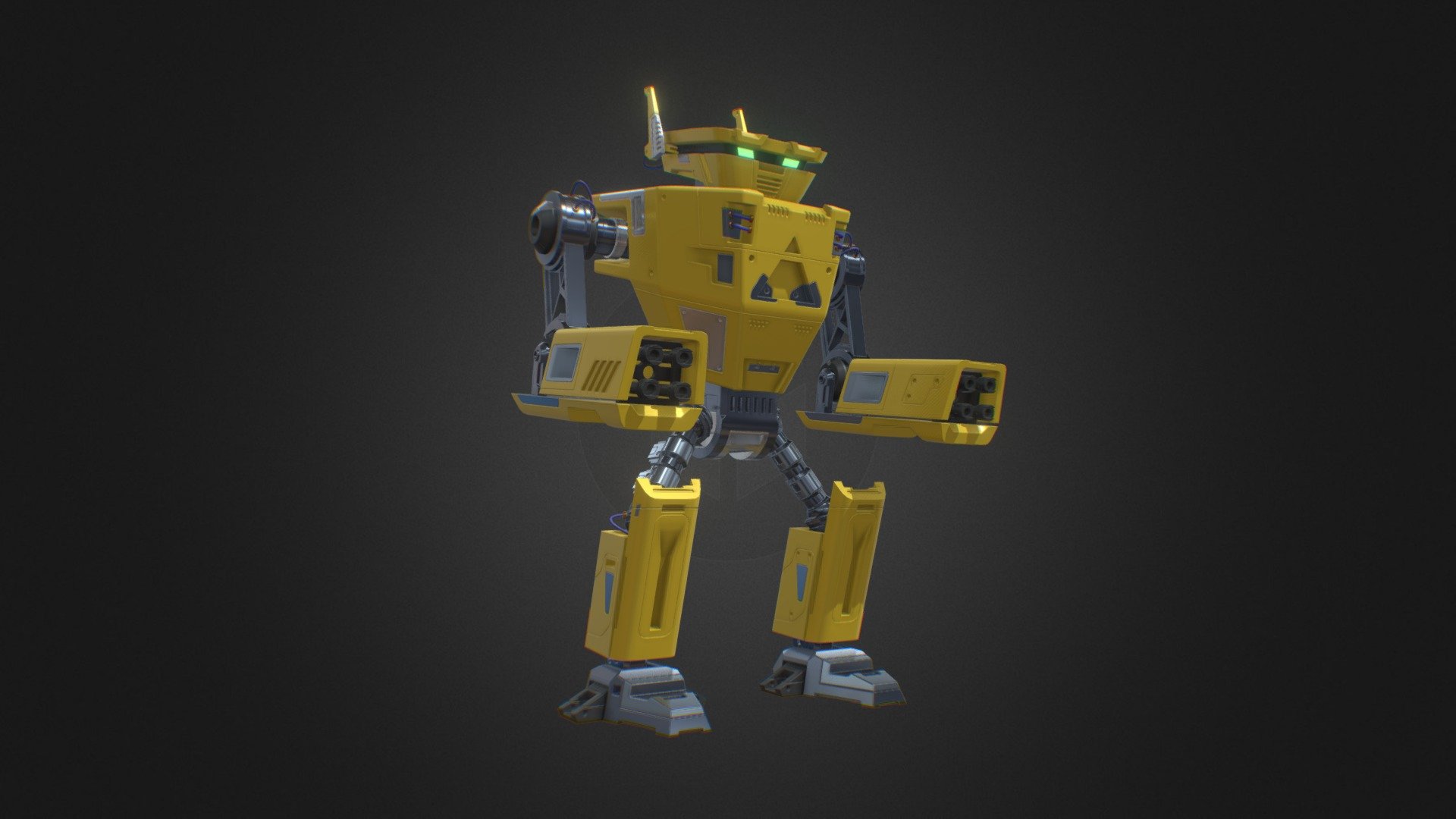 Peacefull Robot - Download Free 3D model by Render Blue (@pablojcd ...