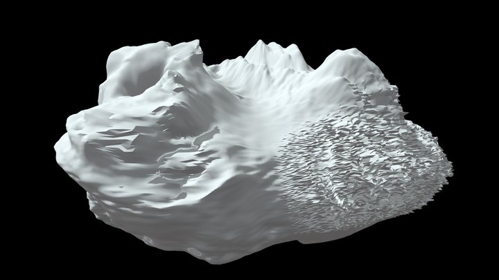 alien rock 3D Model