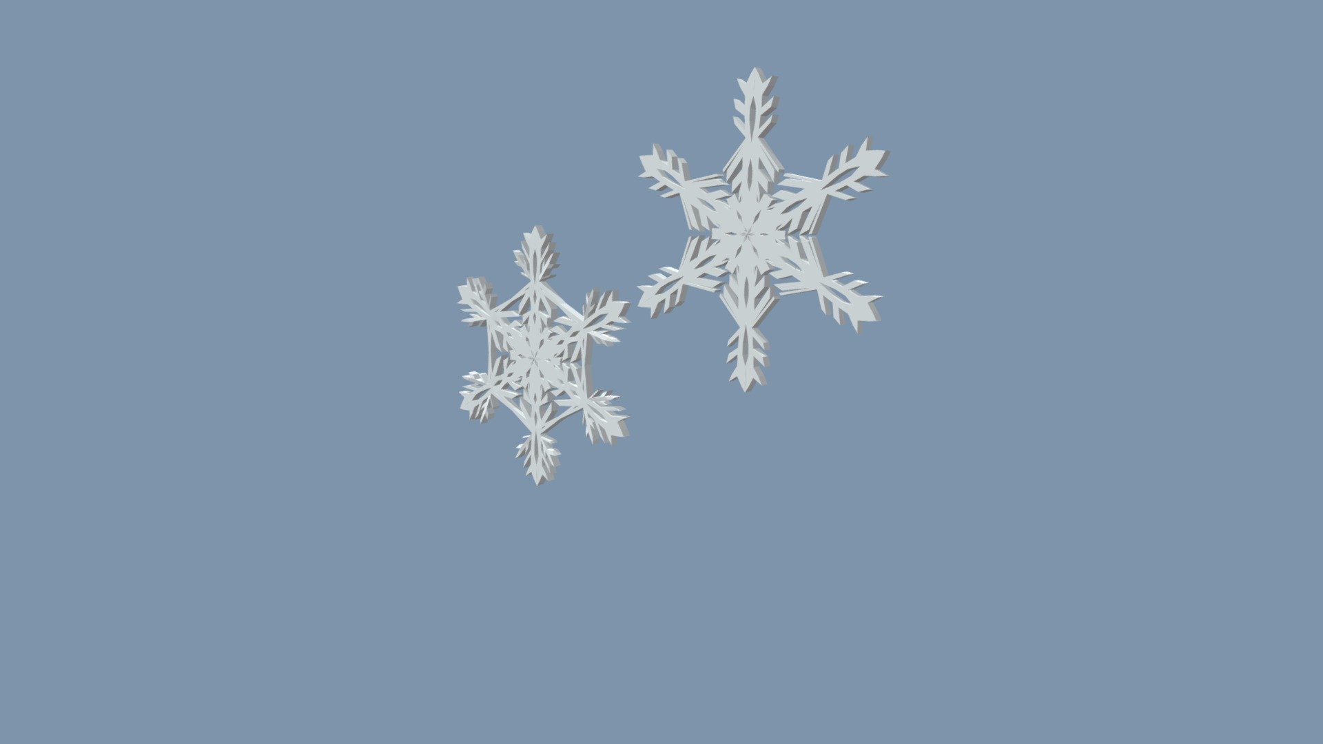snowflake - 3D model by neomylusie [2d4b819] - Sketchfab