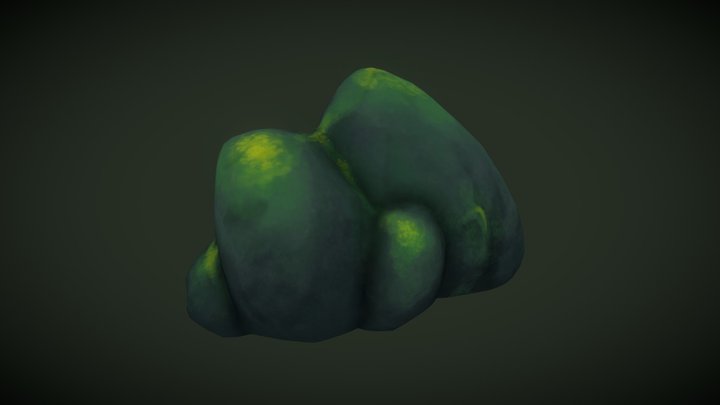 Stylized Rock - 3D Model