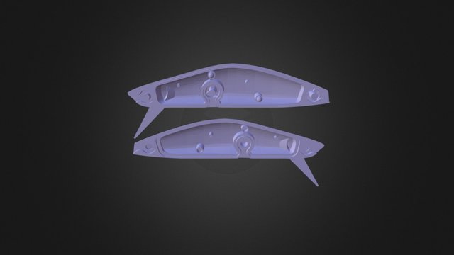 160910 Minnow60 ABS bodey 3D Model
