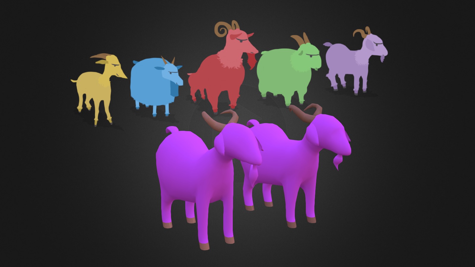 Goat Concept Changes - Purple