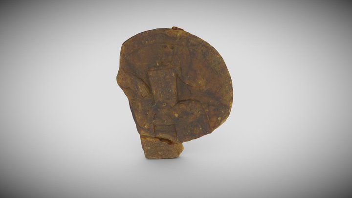 Sello mayor de cera de Alfonso X (1255) 3D Model