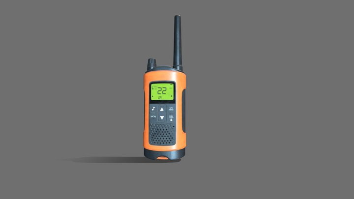 Walkie Talkie 3D Model