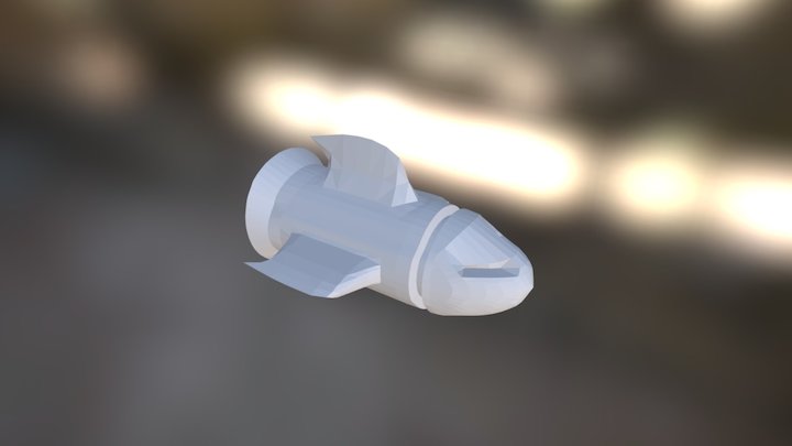 Bullet Ship 3D Model