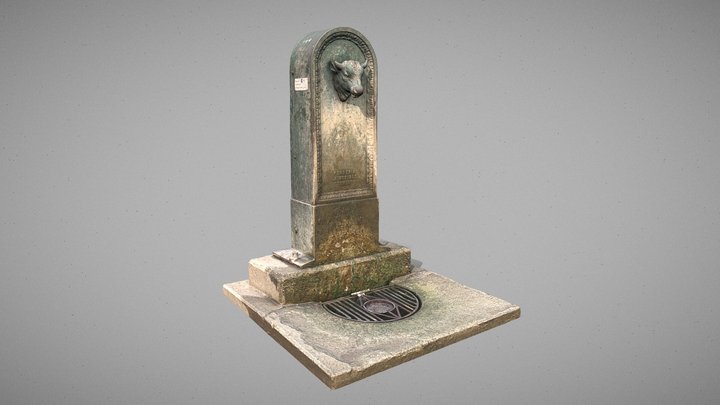 _ photogrammetry: Turin Toret Fountain 3D Model