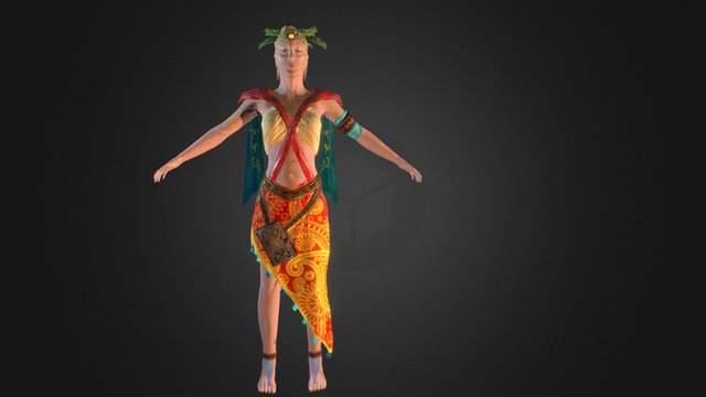 Priest of the Sun 3D Model