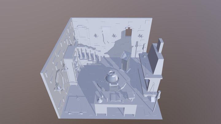 Wizard's Room 3D Model