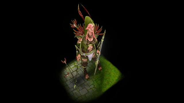 Forest archer 3D Model
