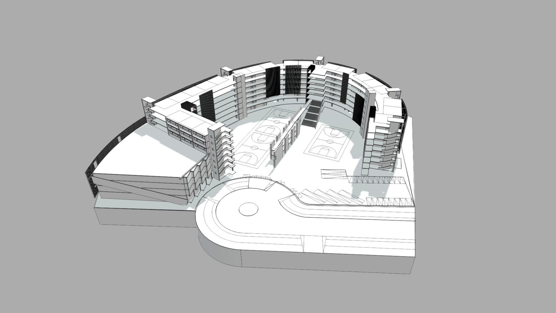 Scheme 2 Massing