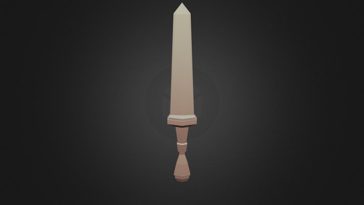 The Red Sword Of SanitizerHookUp 3D Model